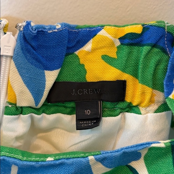 J. Crew Morning Floral Linen shift dress| SZ 10 - Picture 3 of 4